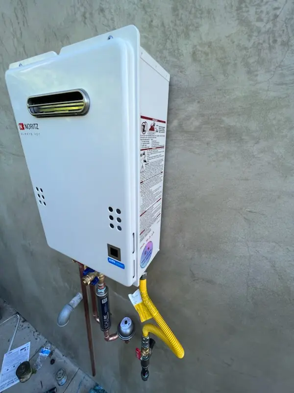 Tankless water heater installation for Swan Corner homes