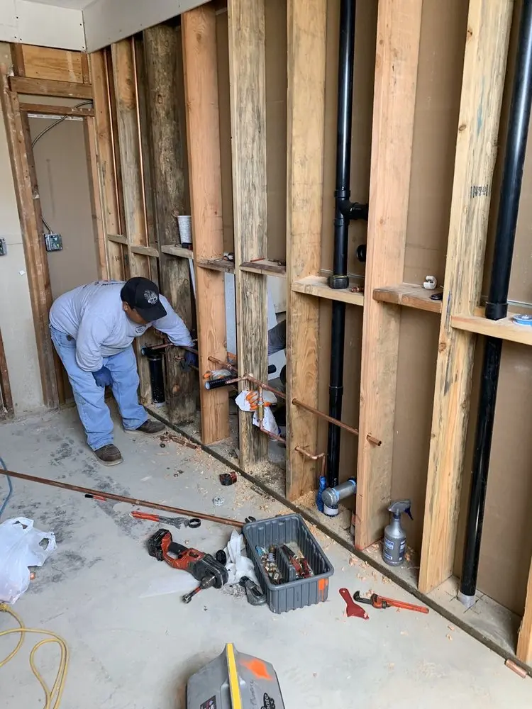 Commercial rough-in plumbing for Gas Line Repair in Swan Corner